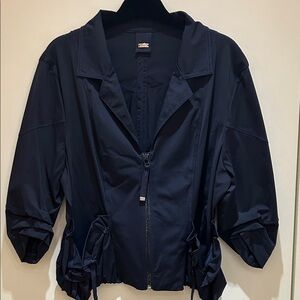 Elegant Navy Utility Jacket